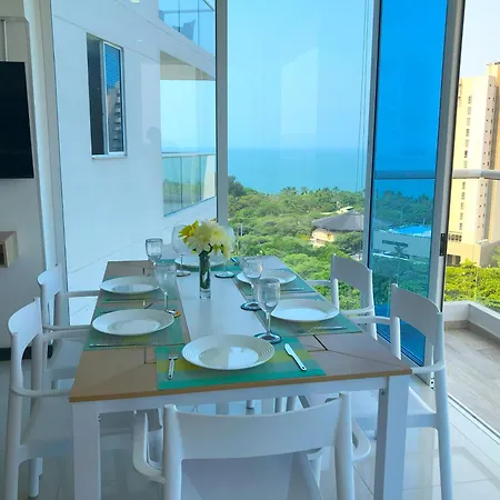 Apto Con Alucinante Vista Al Mar En Bello Horizonte Santa Marta Exterior photo